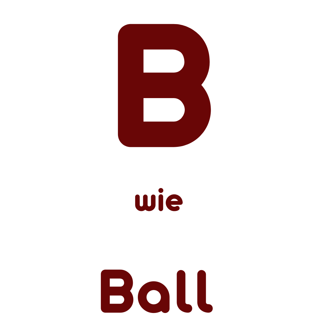 B wie Ball