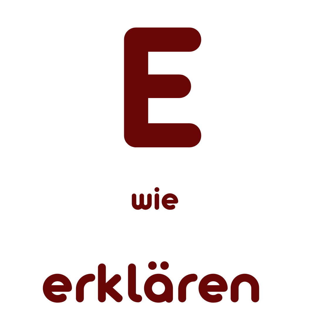 E wie erklären