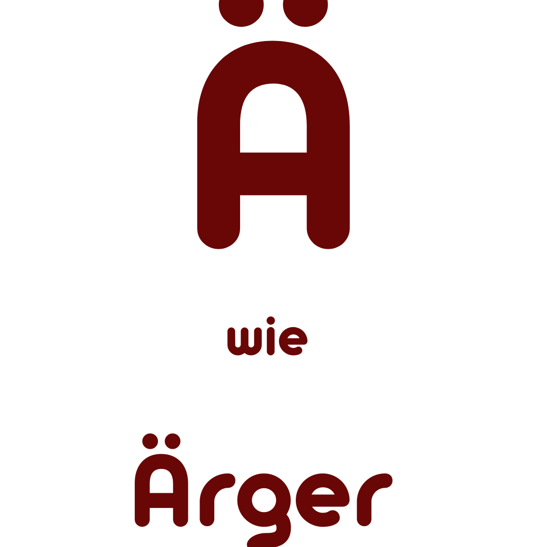 Ä wie Ärger