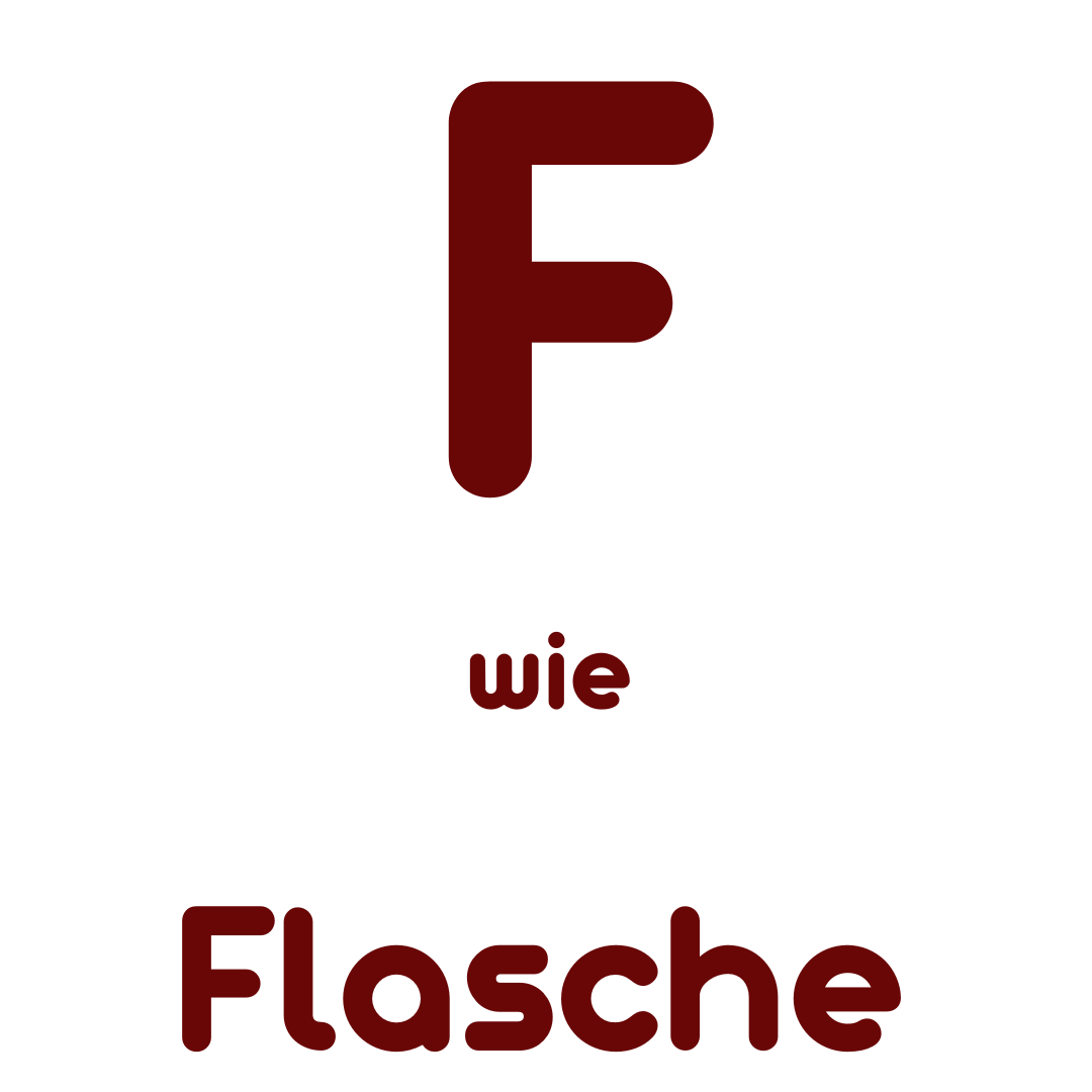 F wie Flasche