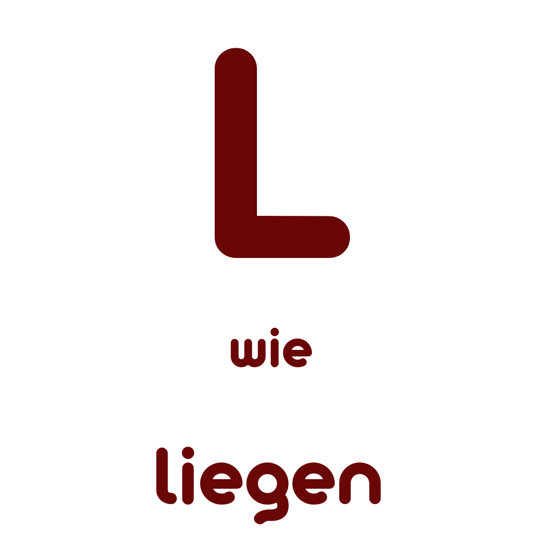 L wie liegen