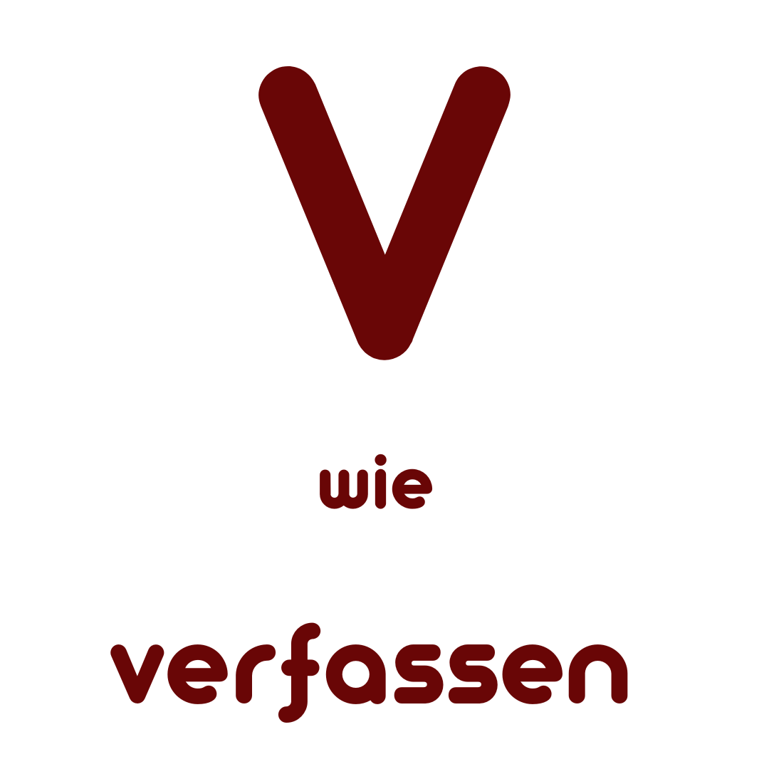 V wie verfasst