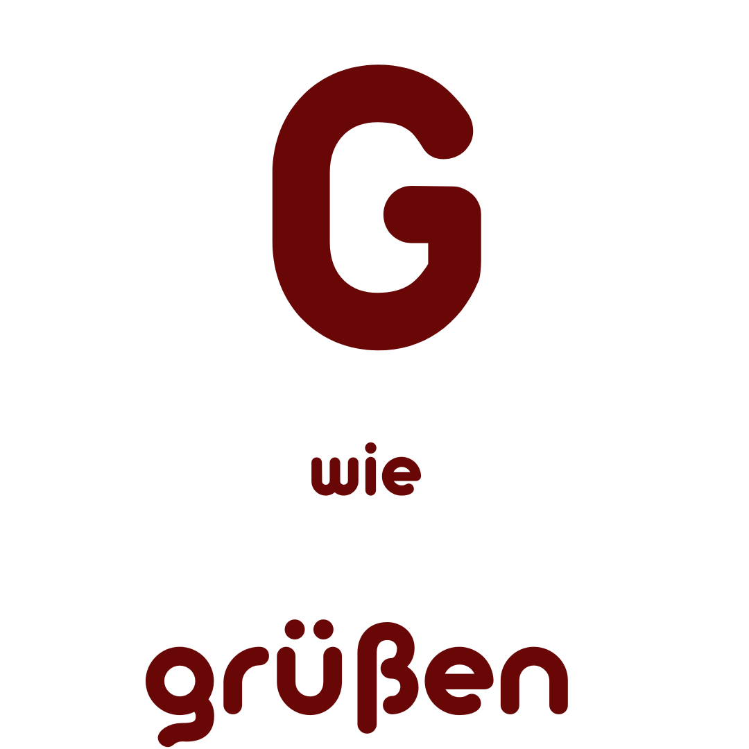 G wie Grüßen