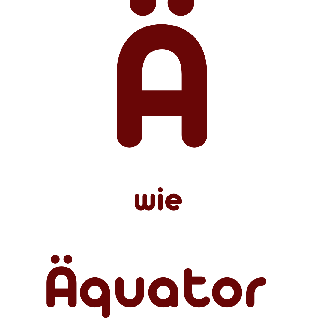 Ä wie Äquator