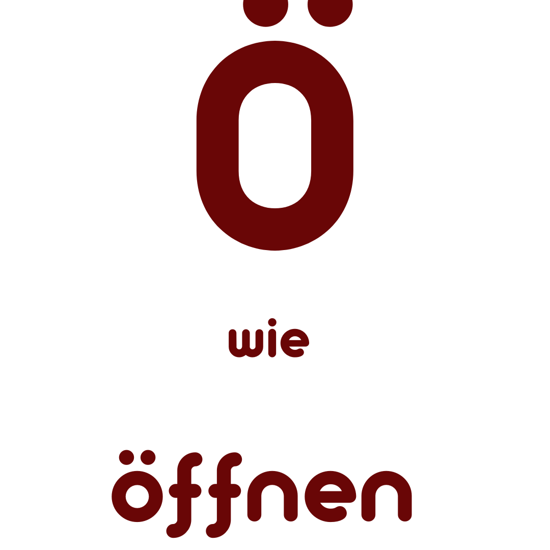 Ö wie öffnen