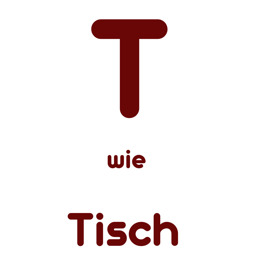 T wie Tisch