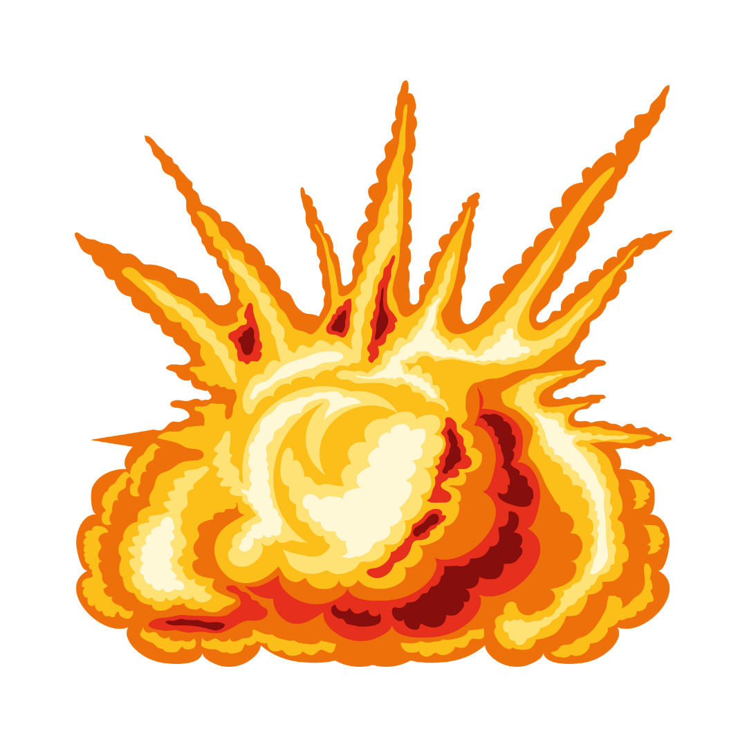 Explodieren