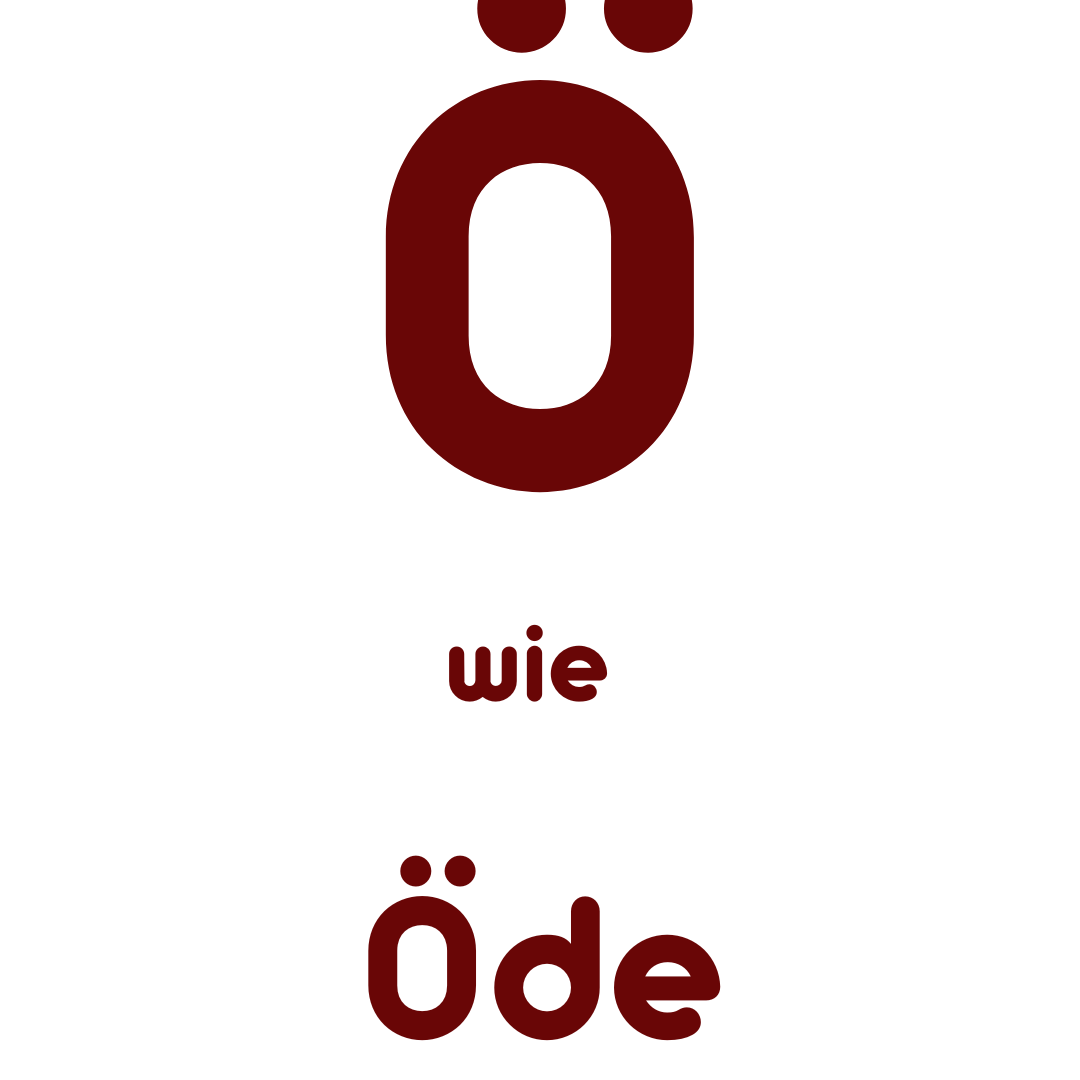 Ö wie öde