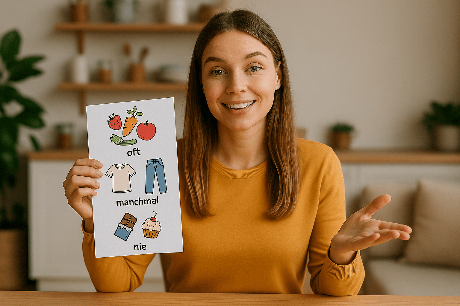 Ich kaufe oft, manchmal oder nie Foto