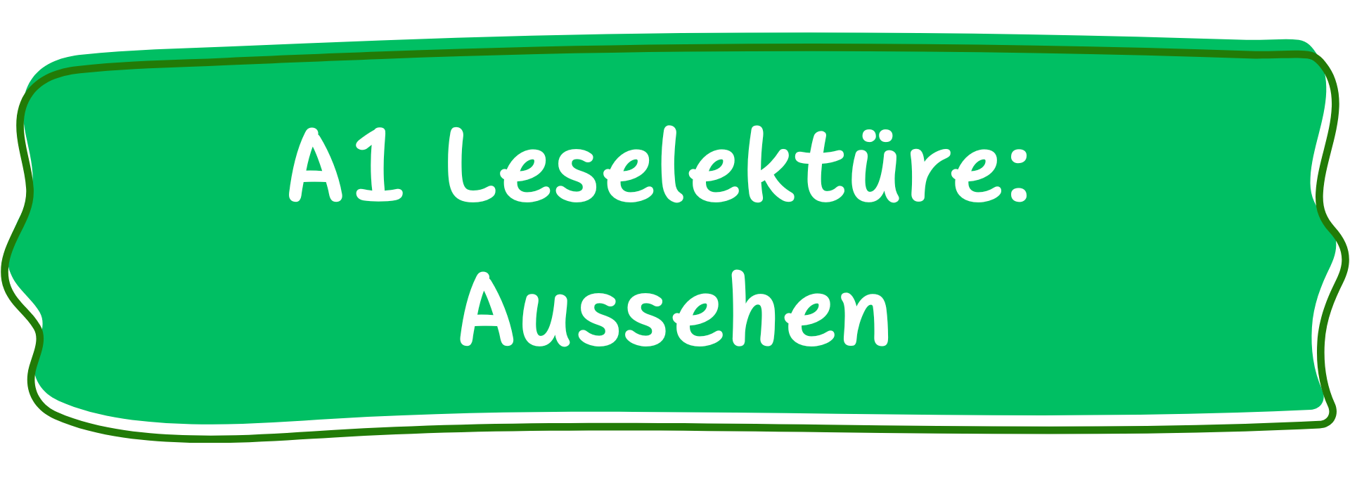 A1 Leselektüre: Aussehen Vorschaubild