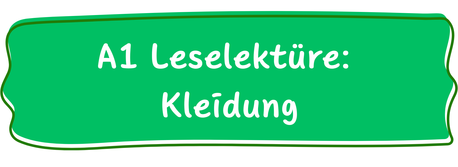 A1 Leselektüre: Kleidung Vorschaubild