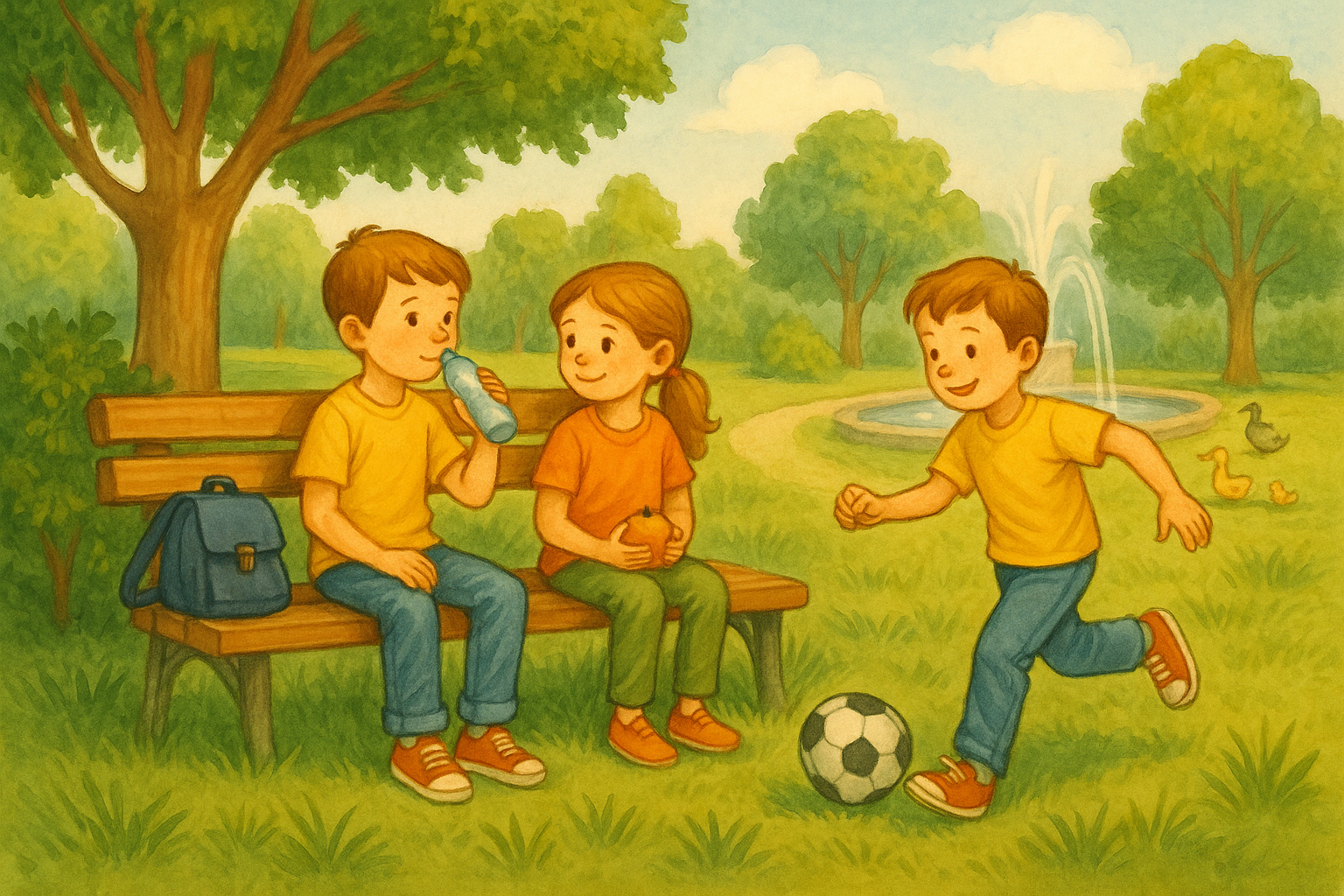 Am Nachmittag im Park