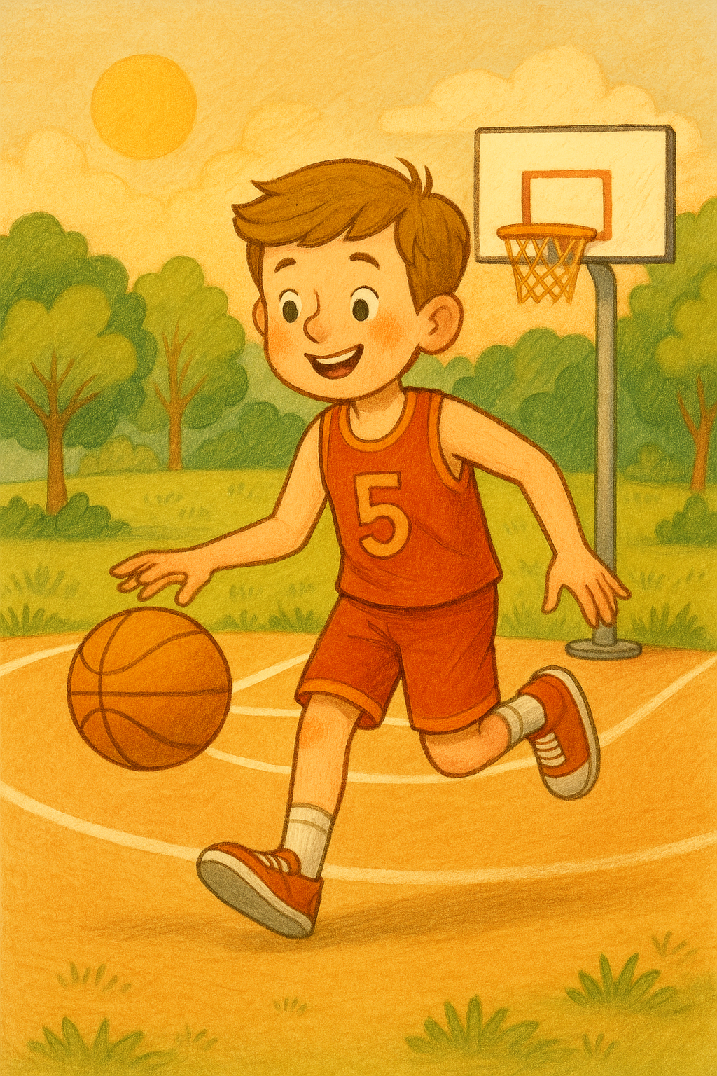 Basketball am Nachmittag