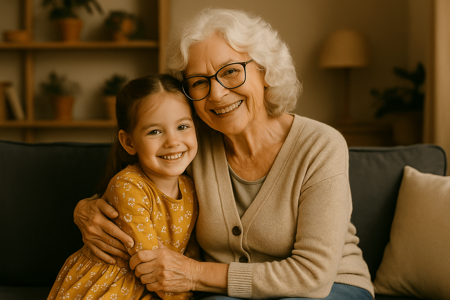Bei Oma ist es schön Foto