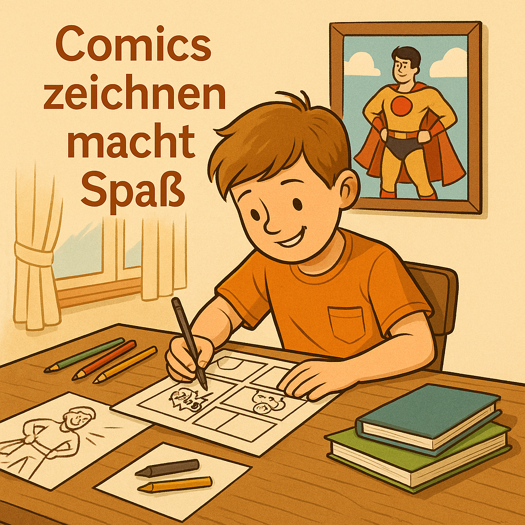 Comics zeichnen macht Spaß