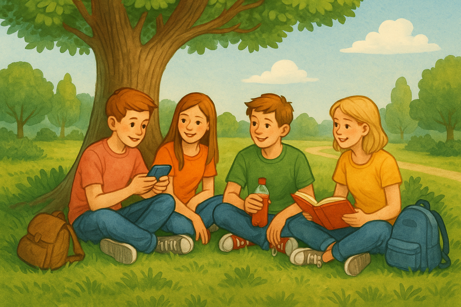 Ein Nachmittag mit Freunden