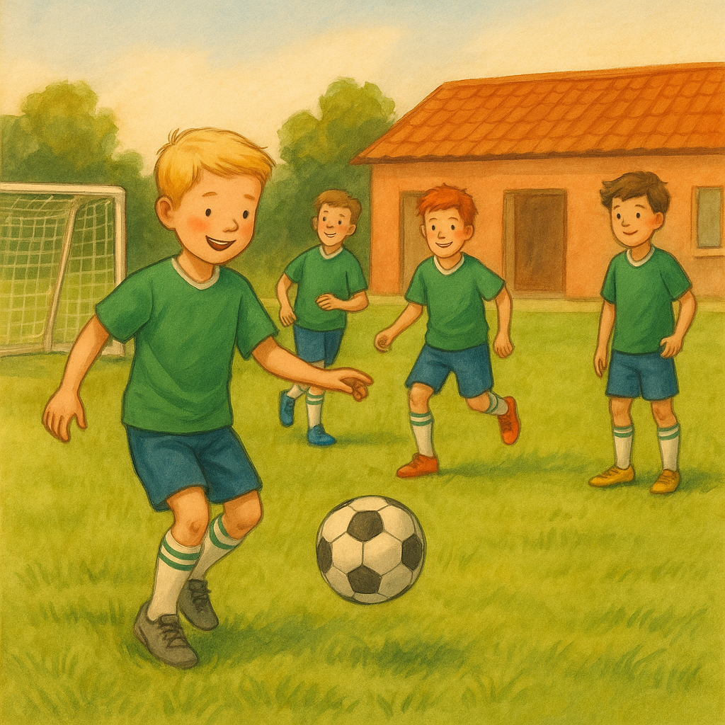 Fußballtraining im Verein