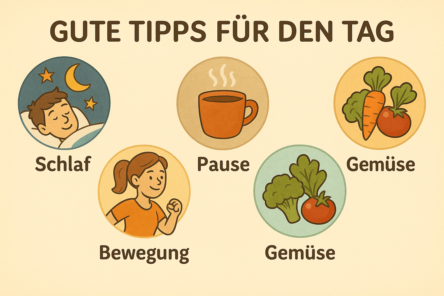 Gute Tipps für den Tag Foto