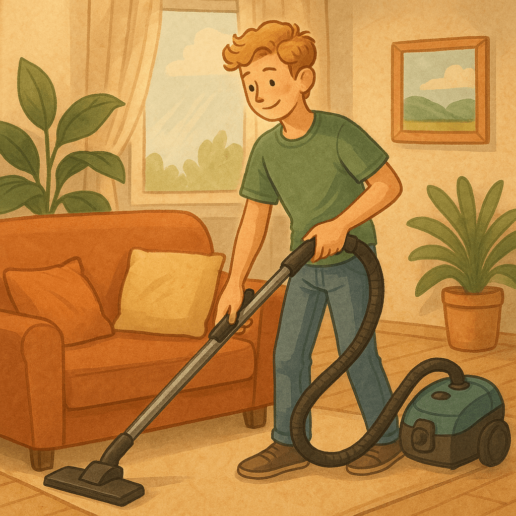 Ich helfe zu Hause Foto