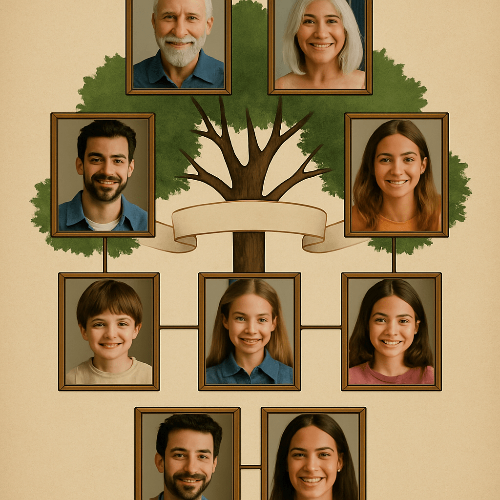 Mein Familienstammbaum Foto