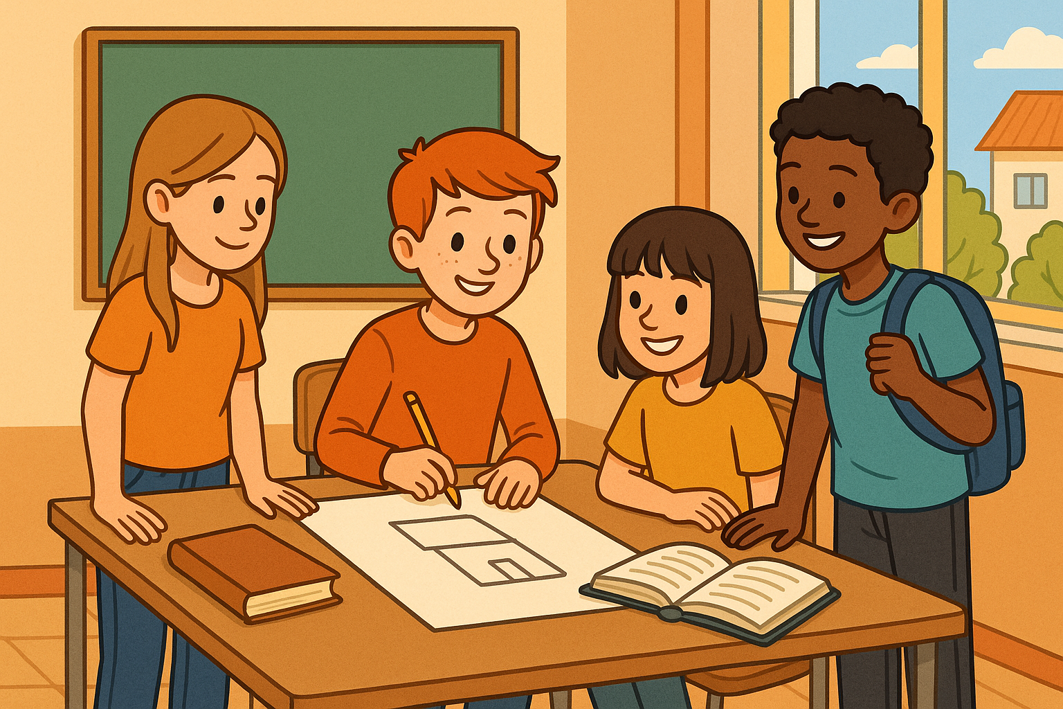 Projektarbeit mit Freunden