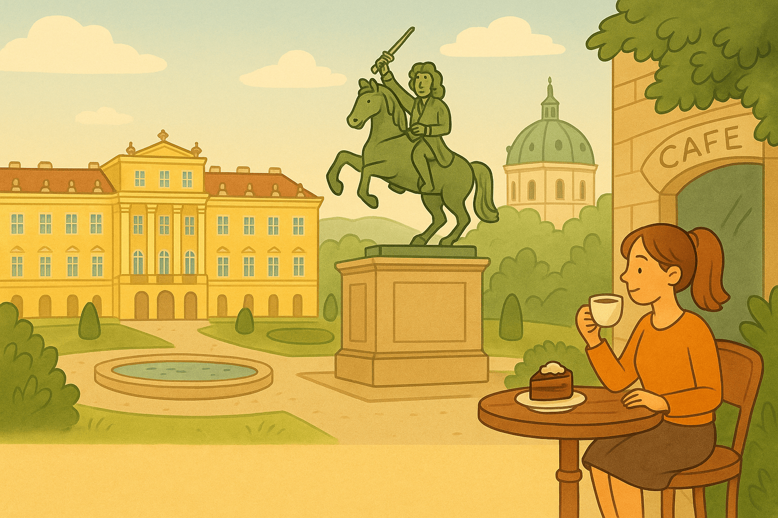 Wien – die Hauptstadt von Österreich Foto