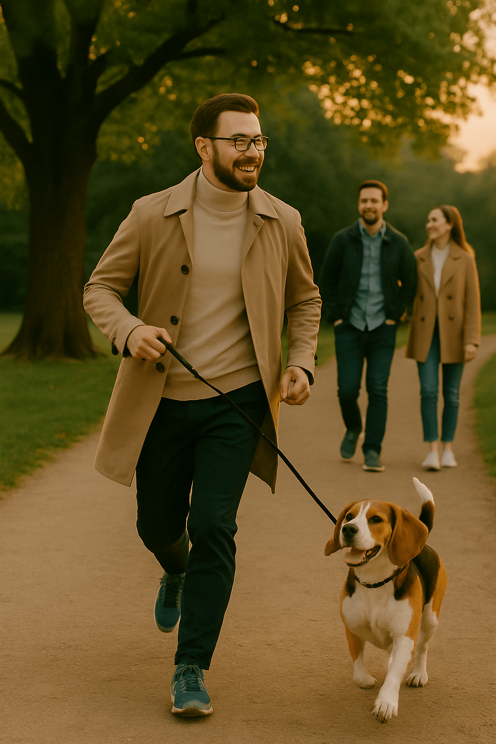 Wir gehen spazieren Foto