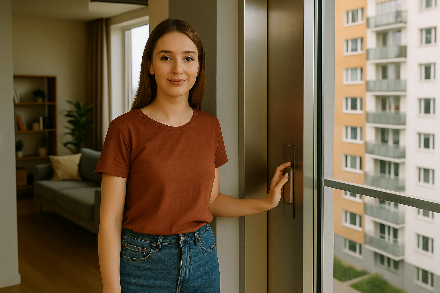 Ich wohne in einem Hochhaus Foto