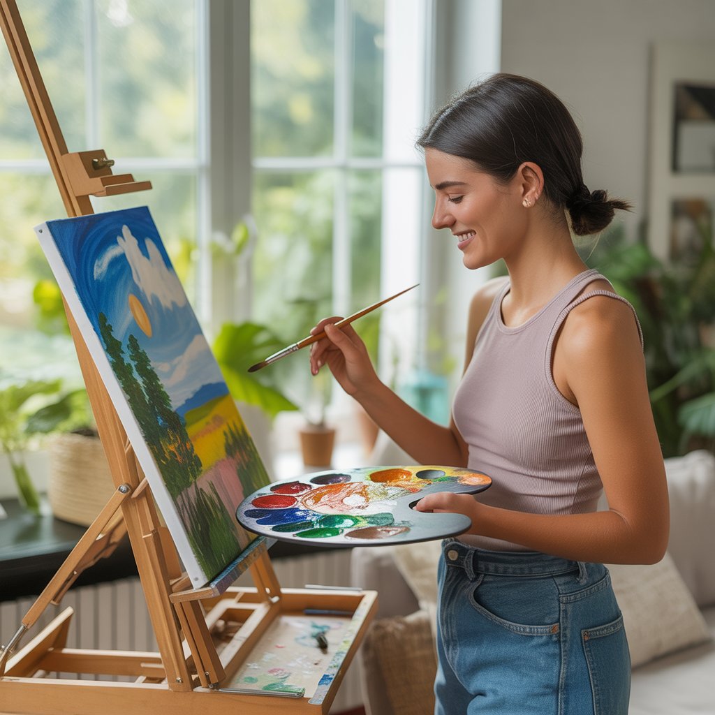 In den Ferien habe ich ein neues Hobby ausprobiert
 Foto