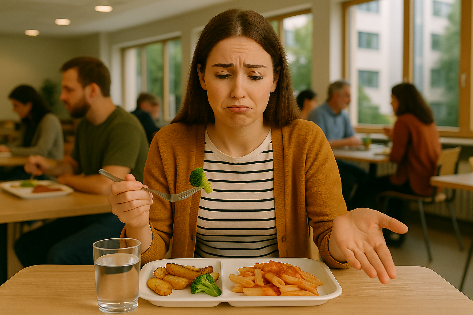 In der Kantine schmeckt es nicht immer gut Foto