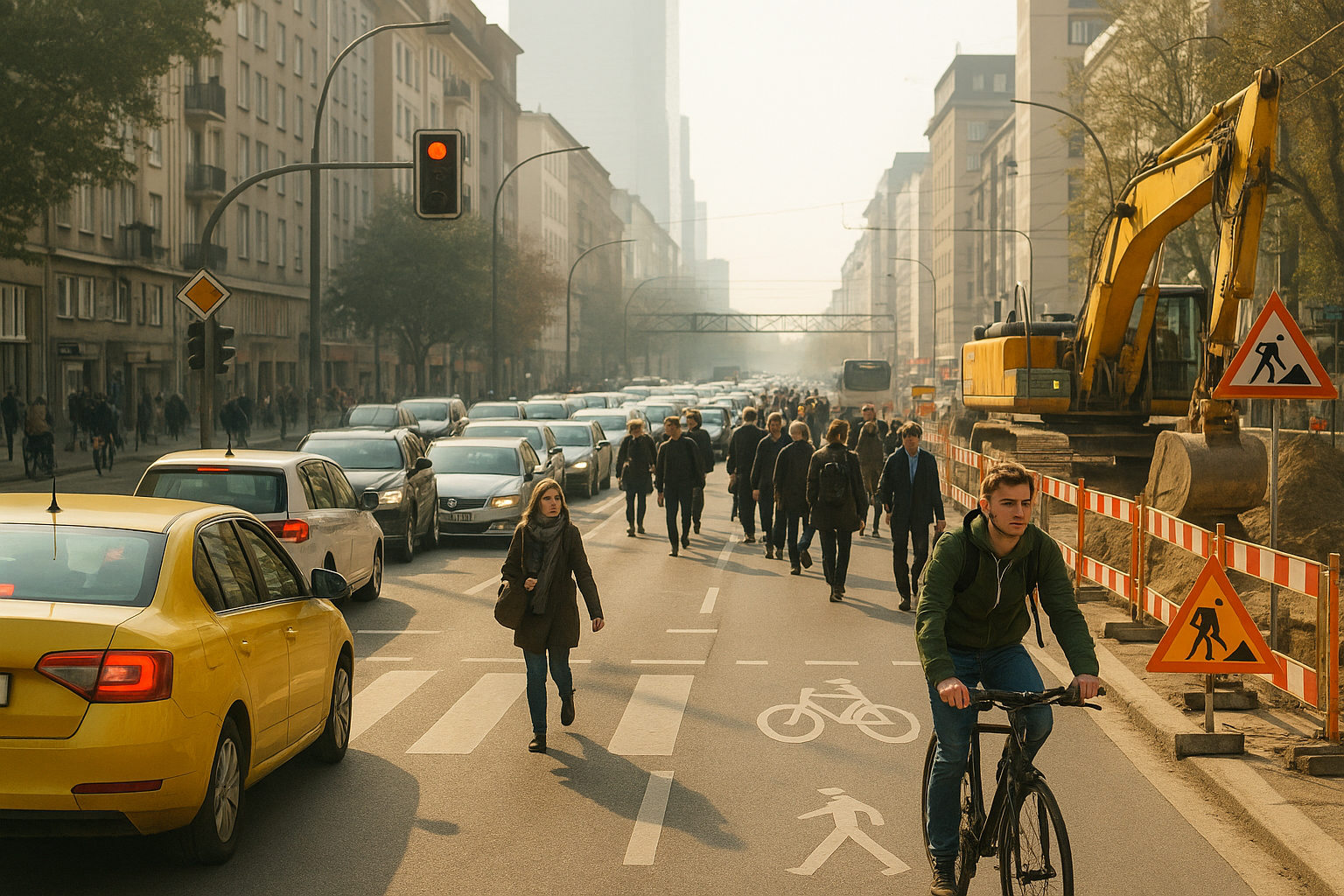 Lärm, Baustellen und viele Autos“ Foto