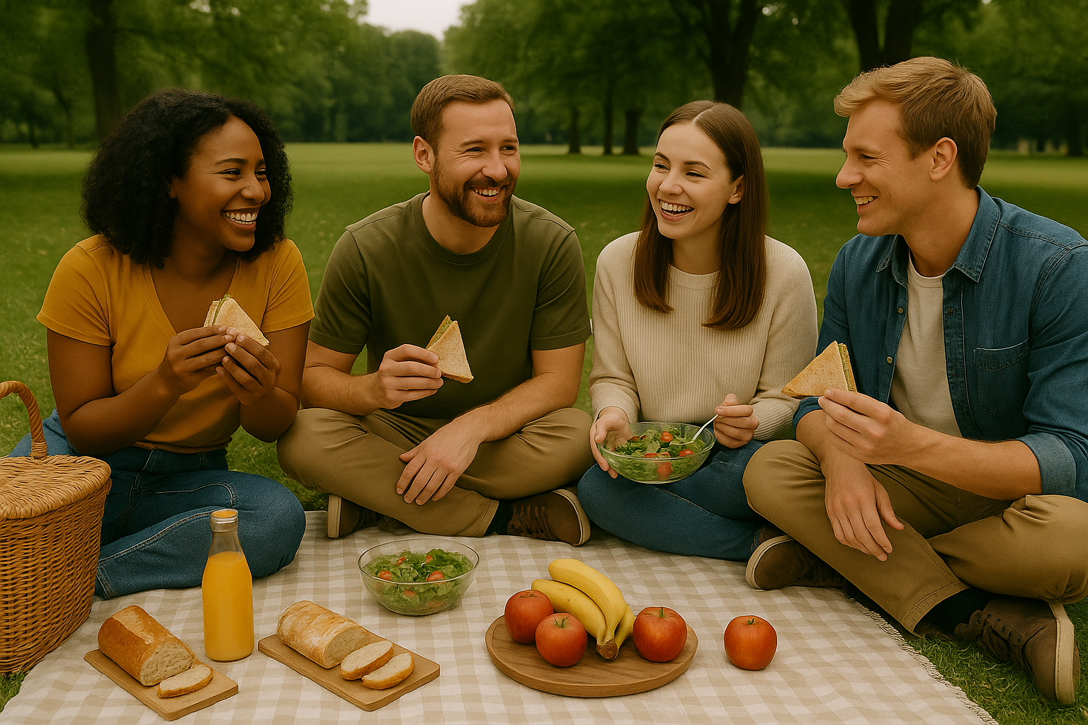 Mein Wochenende: Picknick im Park Foto
