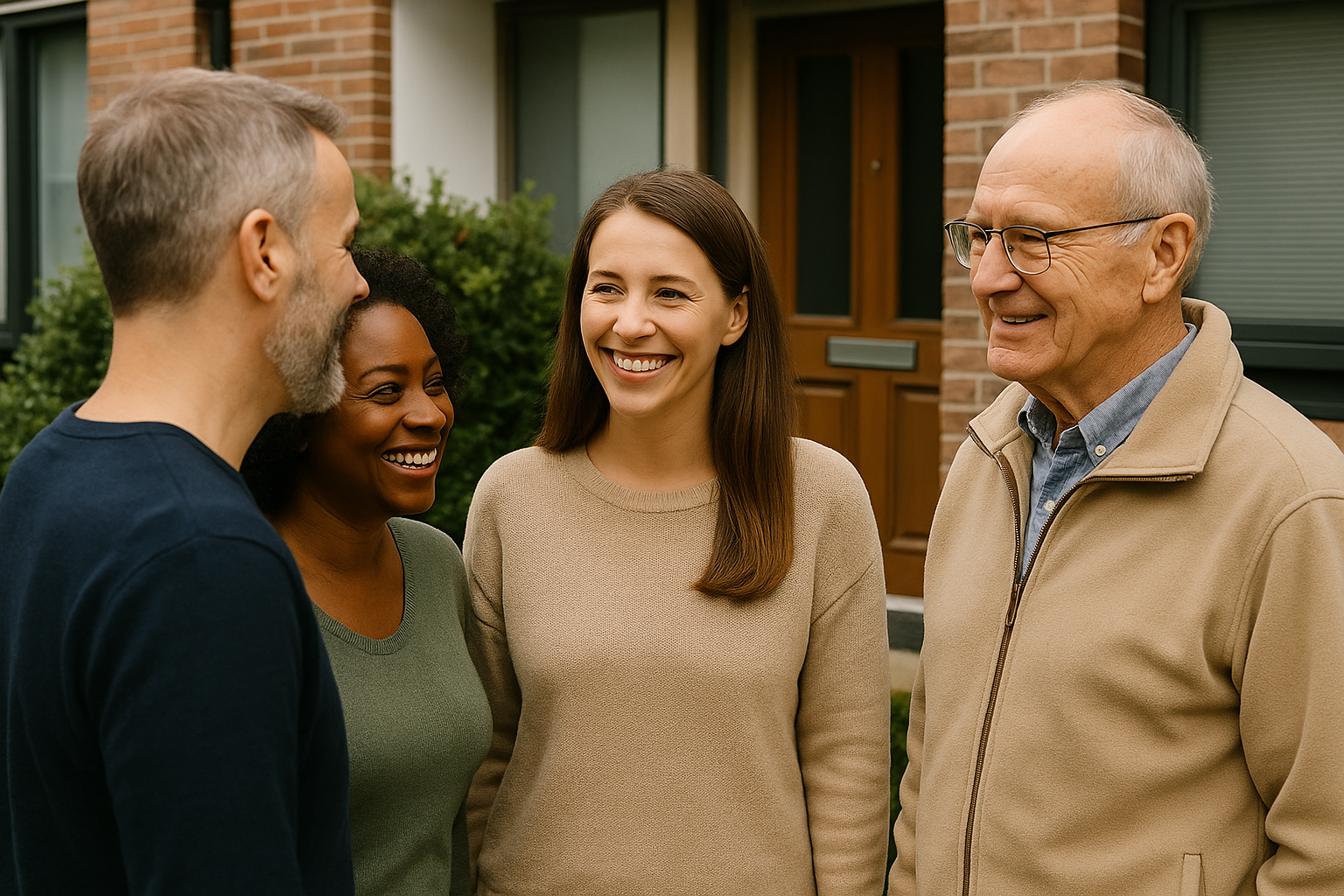 Meine Nachbarn sind sehr nett! Foto