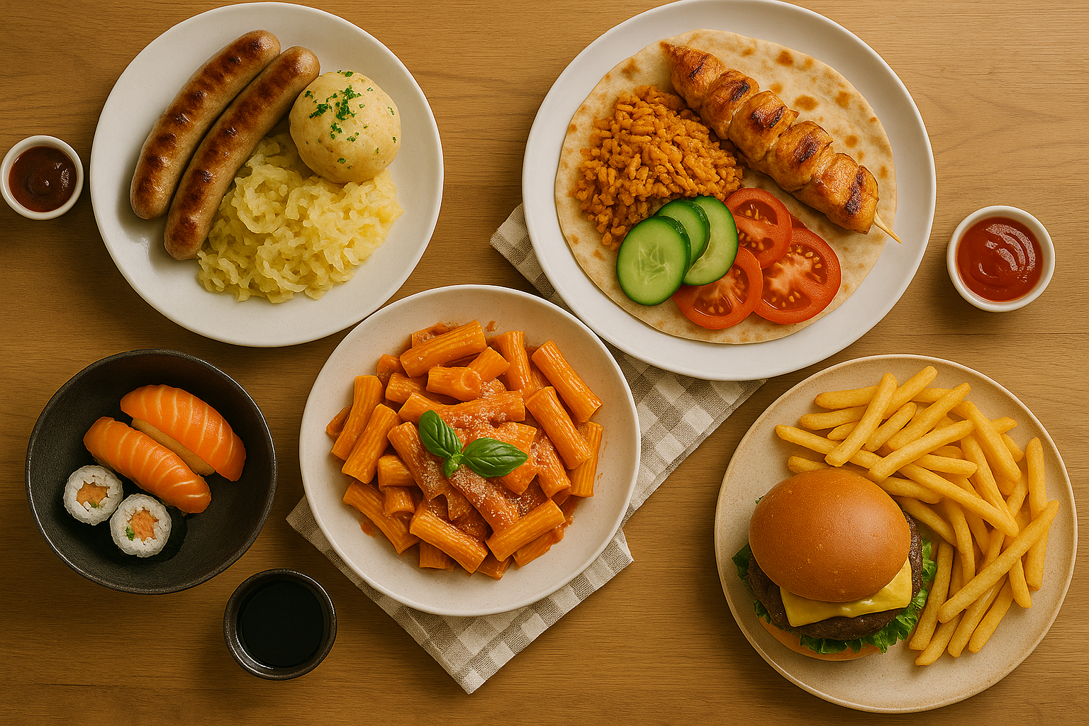 Was isst man in …? – Internationale Küche Foto