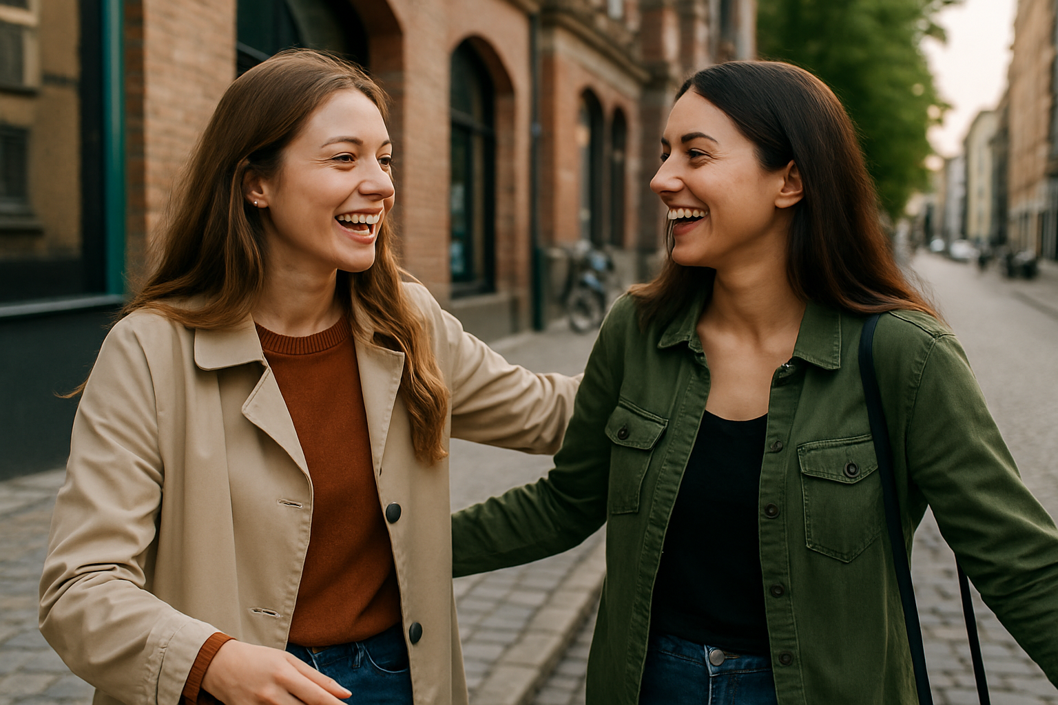 Wir haben uns nach langer Zeit wiedergetroffen
 Foto