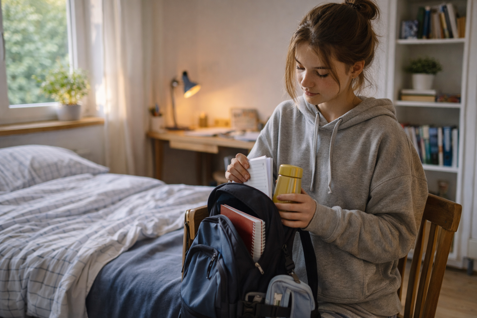 Mein Morgen vor der Schule