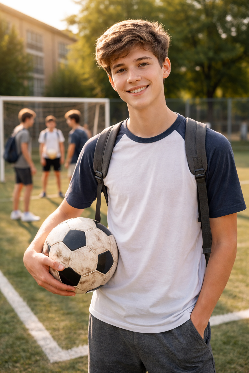 Mein Bruder ist sportlich