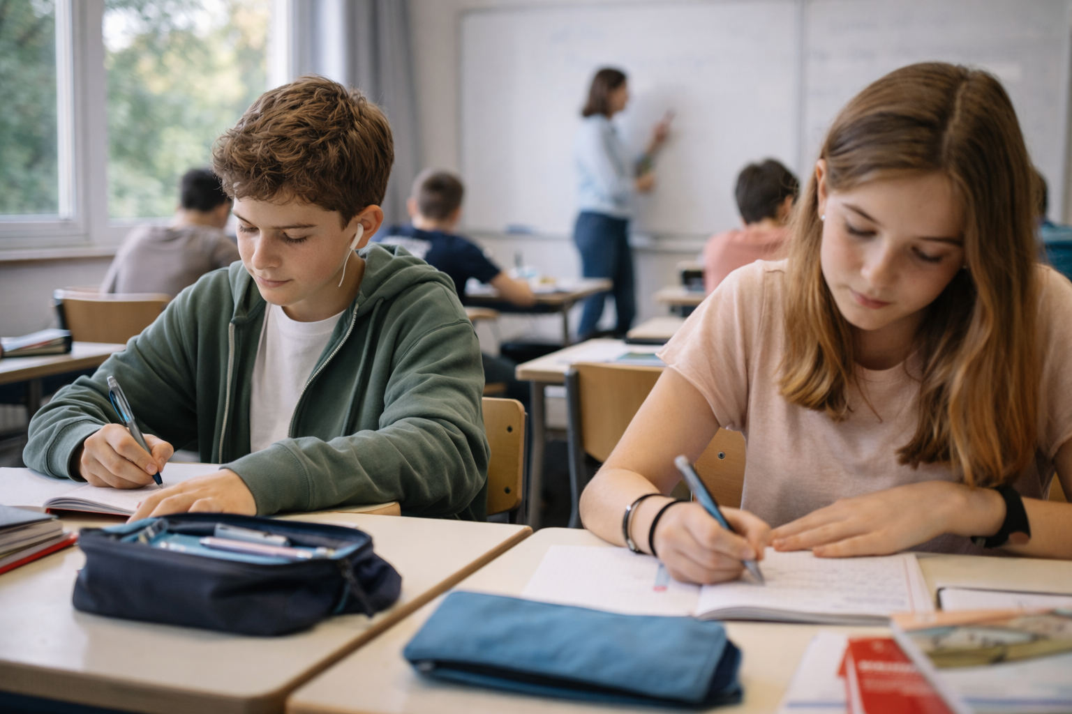 In der Schule am Vormittag