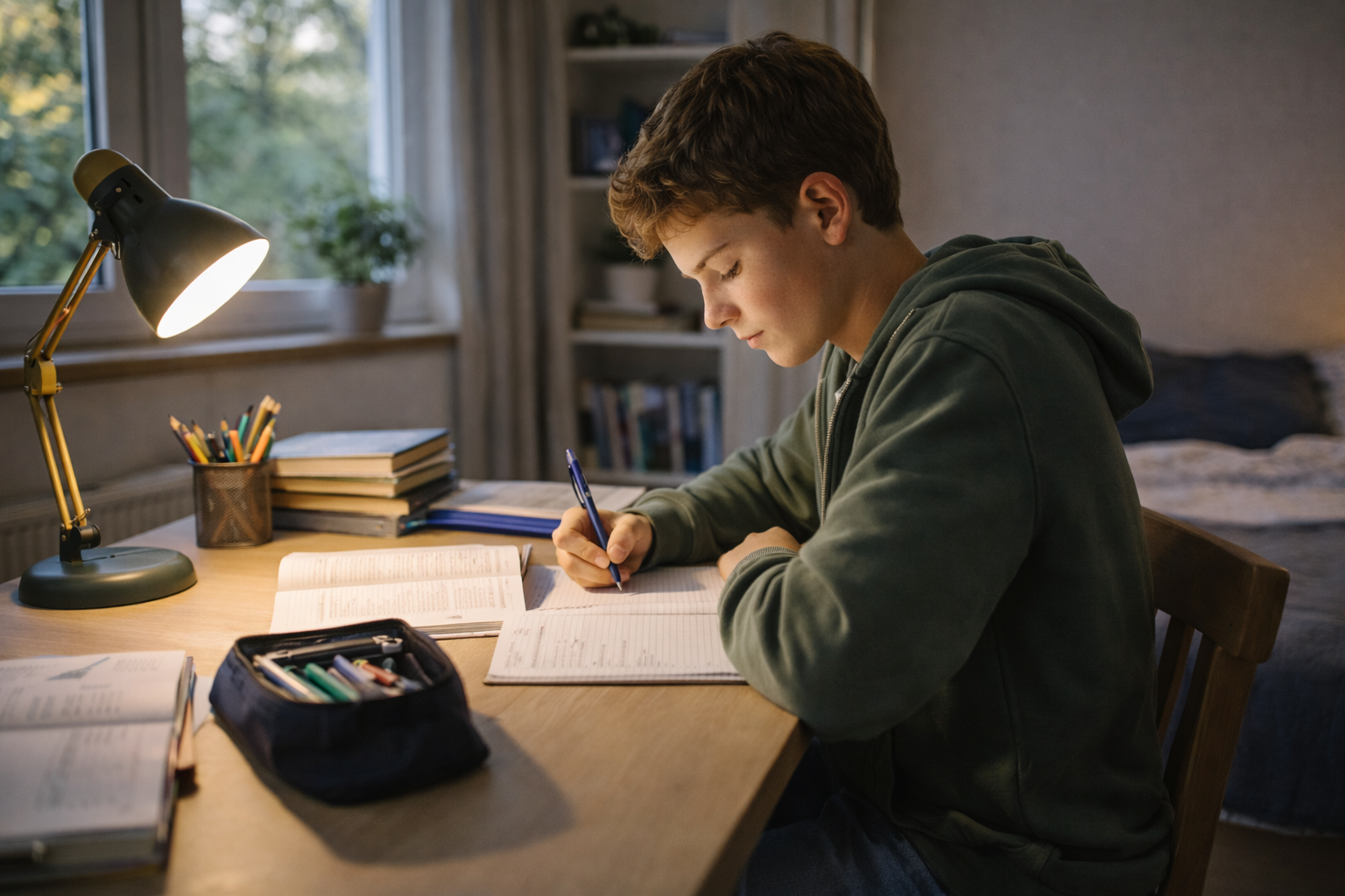 Hausaufgaben am Nachmittag