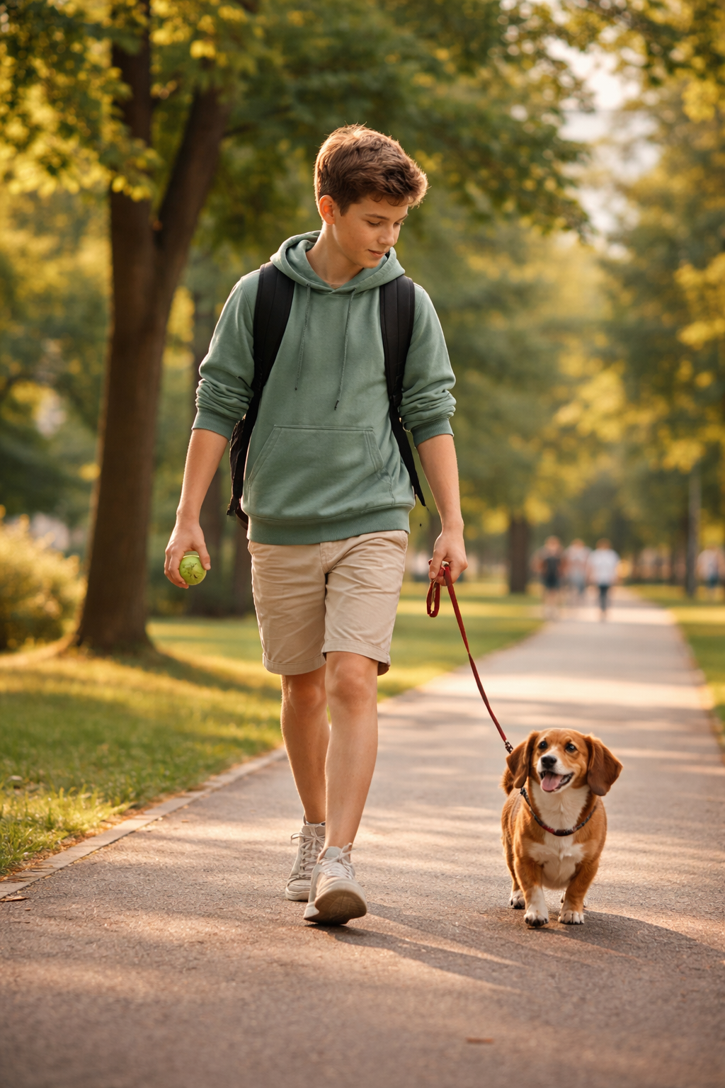 Mein Hund Max im Park