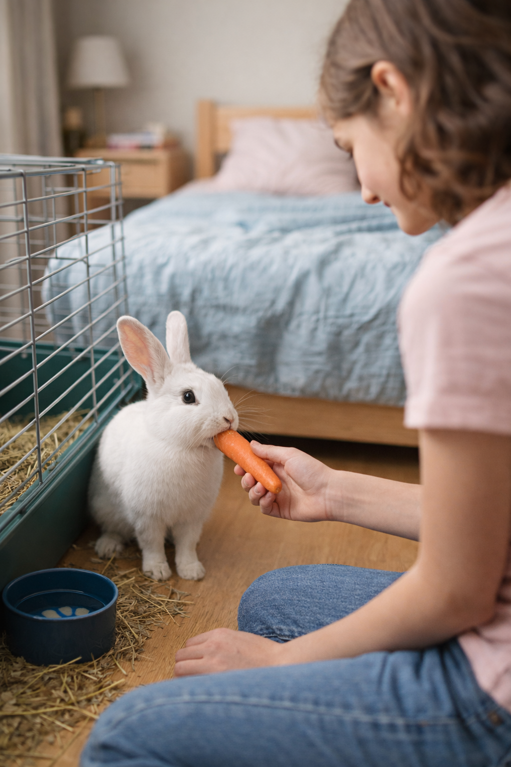 Ein Kaninchen bei meiner Freundin