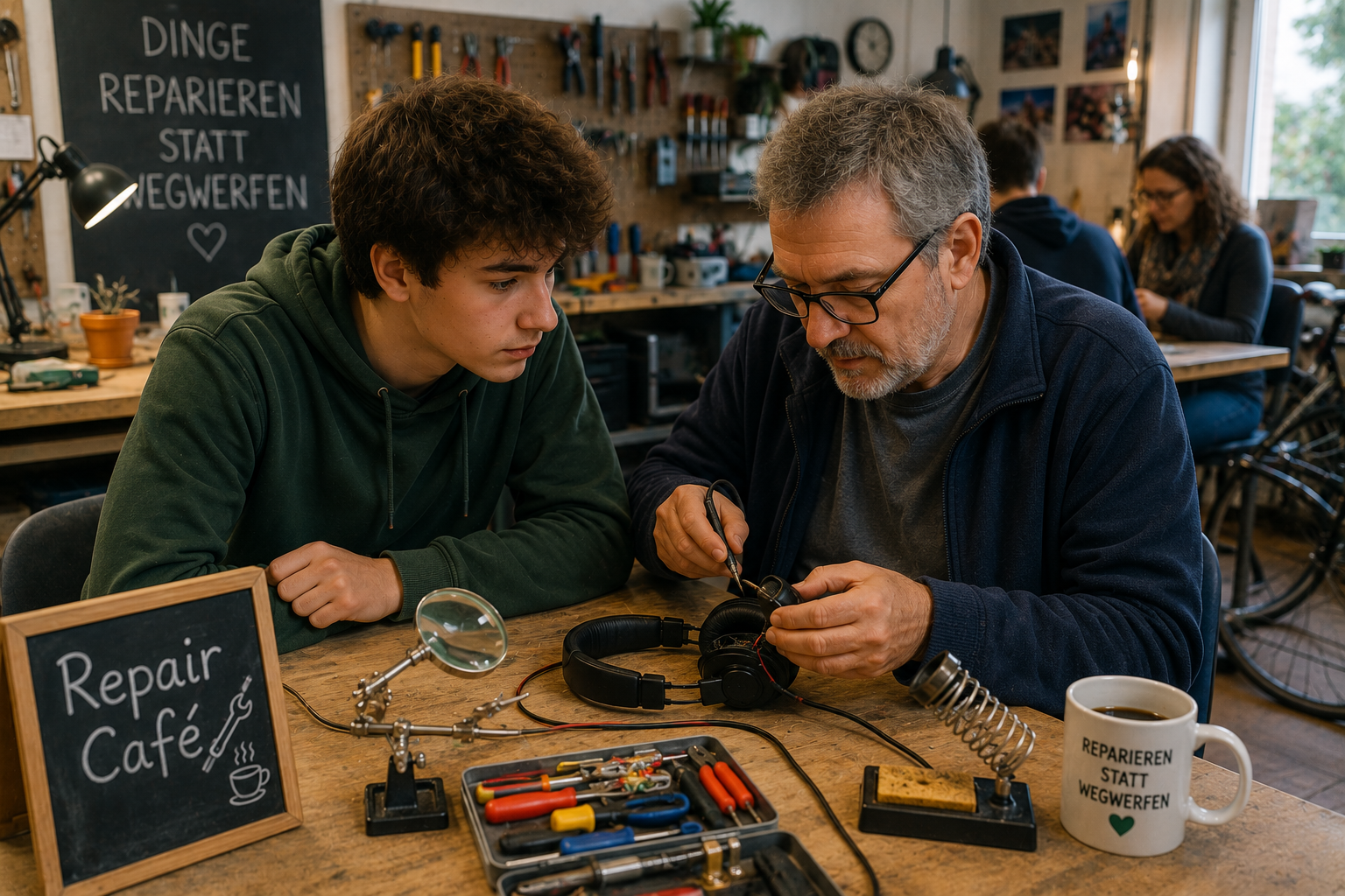Reparieren statt wegwerfen – Foto