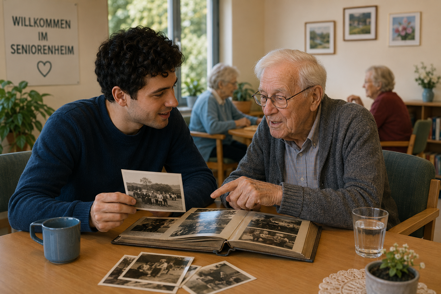 Ein Nachmittag im Seniorenheim – Foto