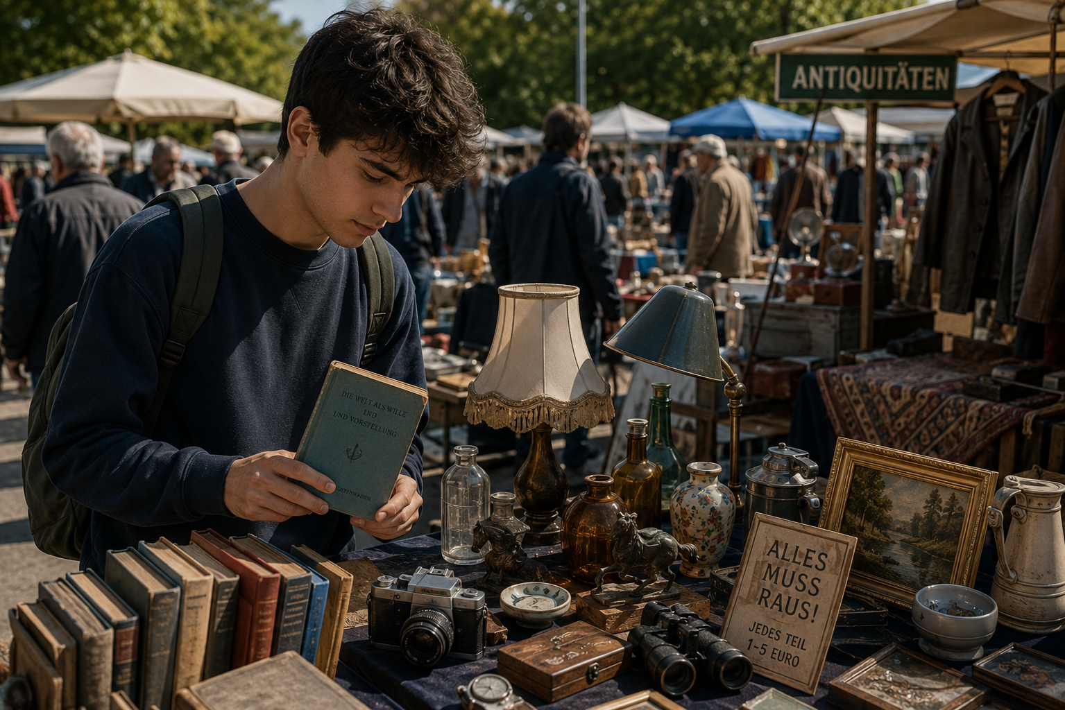 Der Sonntag auf dem Flohmarkt – Foto