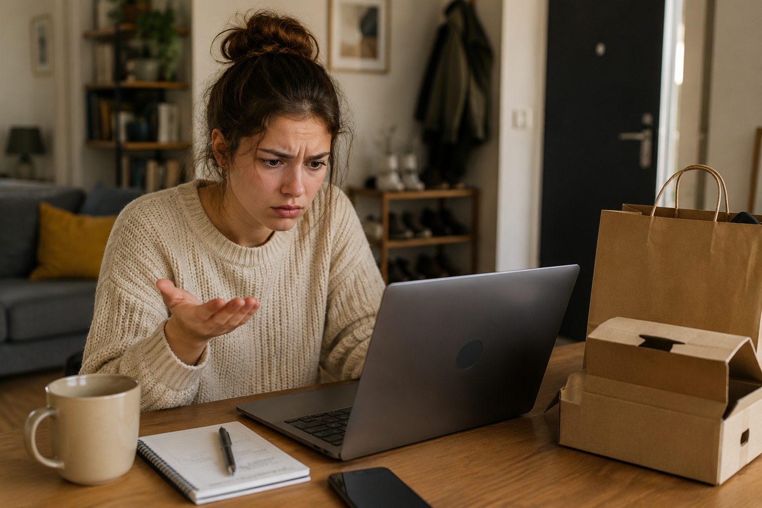 Online einkaufen – fast zu einfach – Foto