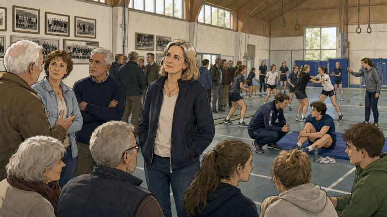 Sabine beobachtet bei einem Vereinsjubiläum, wie unterschiedliche Generationen Vorstellungen von Disziplin, Autorität und Verantwortung verschieden beurteilen.