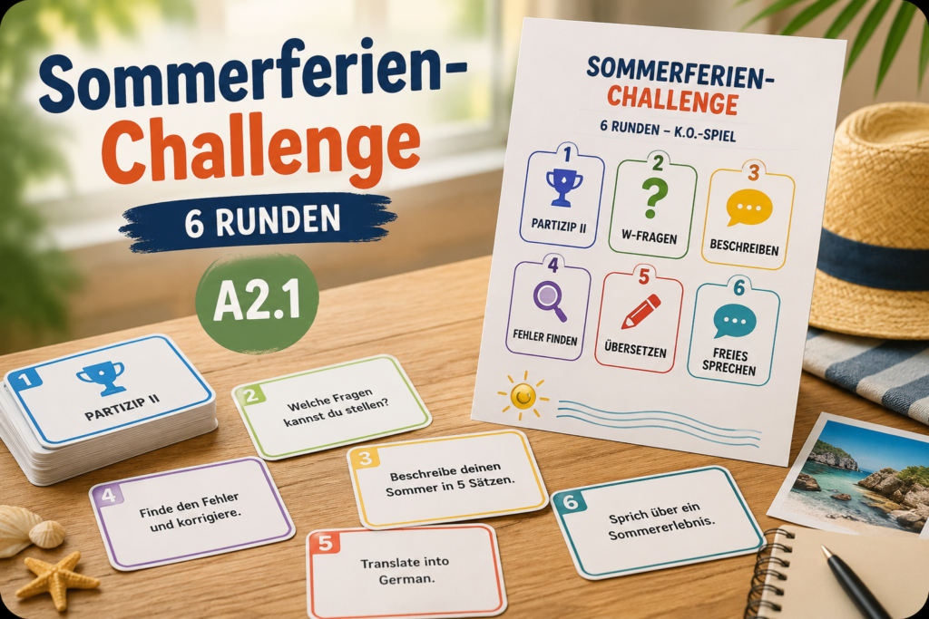 Sommerferien-Challenge – 6 Runden zum Wiedereinstieg